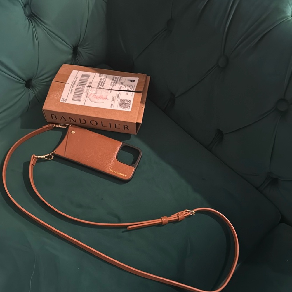 Bandolier Emma Phonecase and strap 16 Pro Max